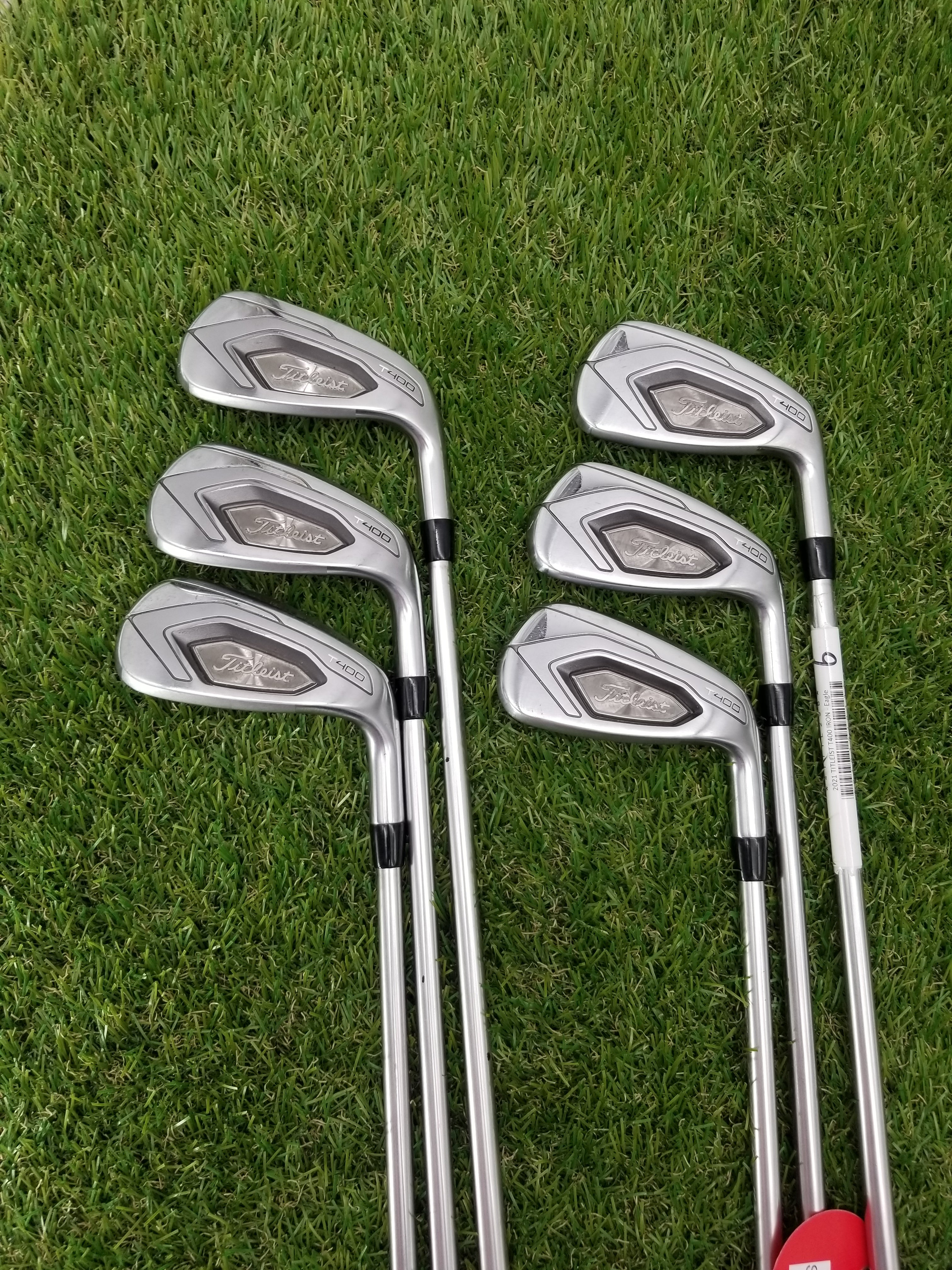 2020 TITLEIST T400 IRON SET 7-PW,43*,49* REGULAR MITSUBISHI FUBUKI MV –  Purchase and Resell