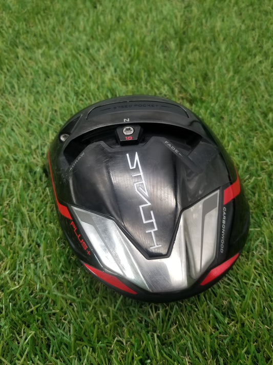 LEFTY 2022 TAYLORMADE STEALTH PLUS DRIVER 10.5* CLUBHEAD ONLY VERYOOD