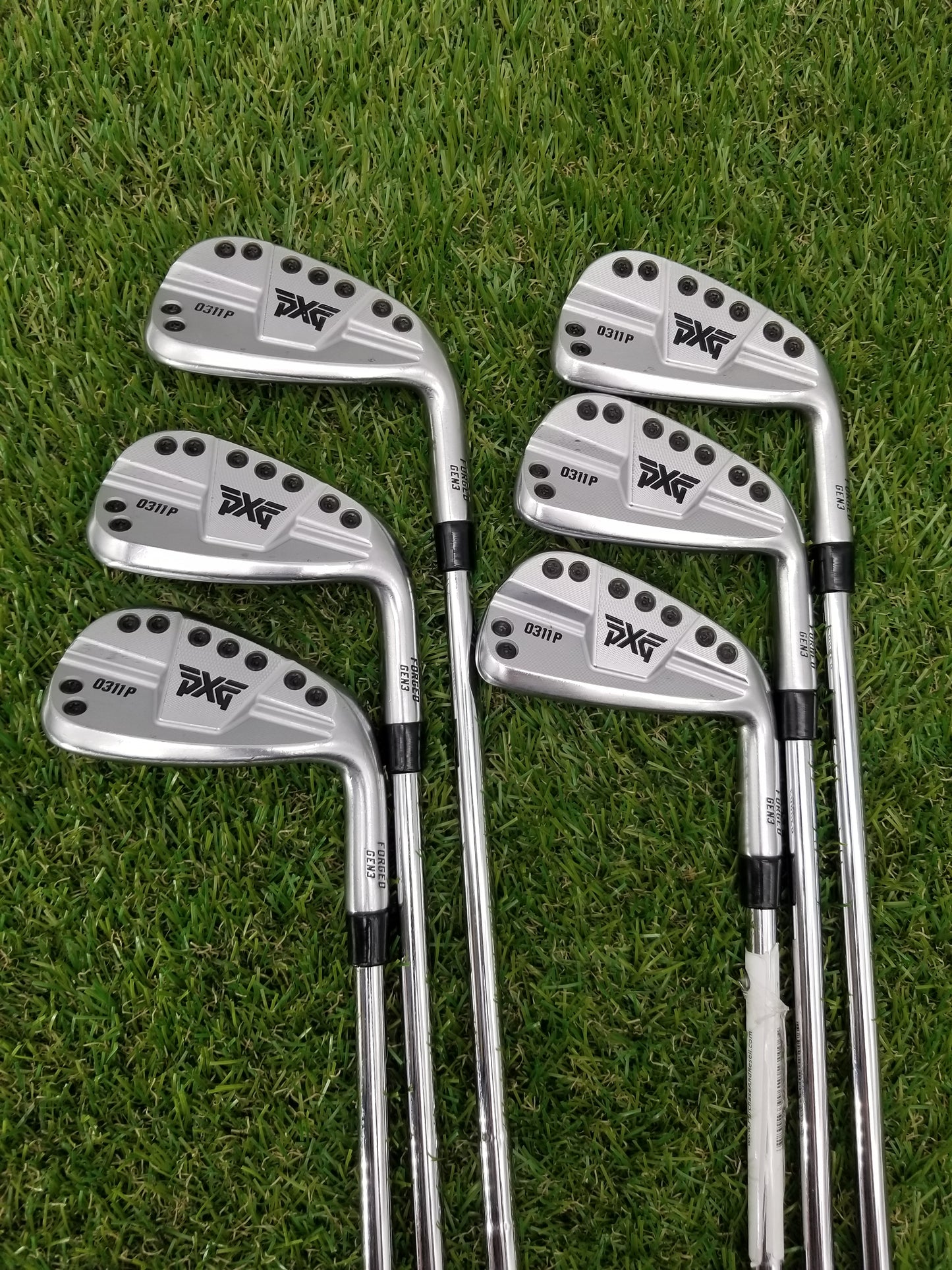 2020 PXG 0311P GEN3 CHROME IRON SET 5-PW STIFF NS PRO MODUS 3 TOUR 105 GOOD