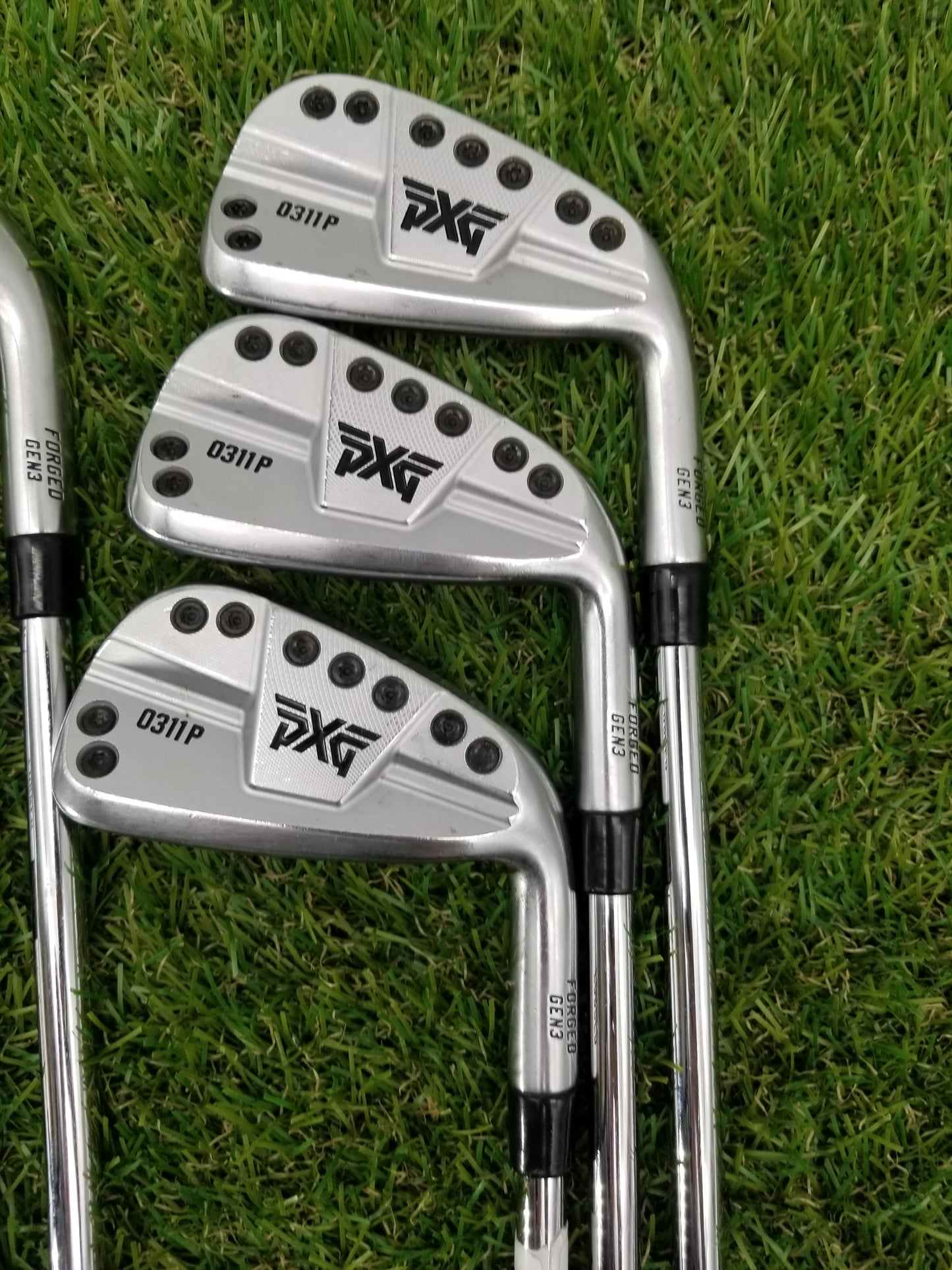 2020 PXG 0311P GEN3 CHROME IRON SET 5-PW STIFF NS PRO MODUS 3 TOUR 105 GOOD