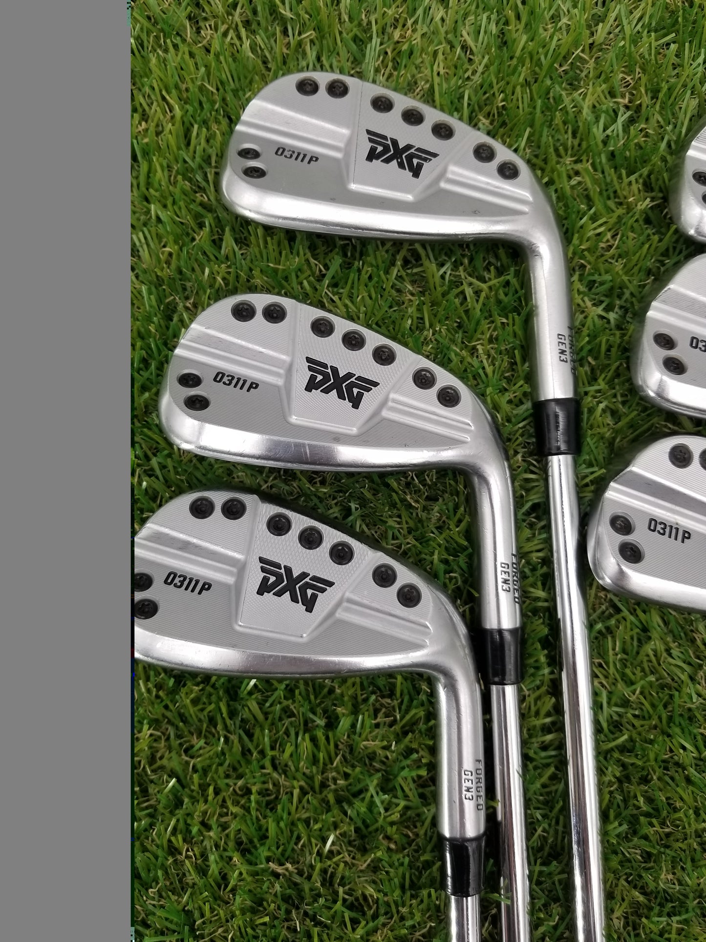 2020 PXG 0311P GEN3 CHROME IRON SET 5-PW STIFF NS PRO MODUS 3 TOUR 105 GOOD