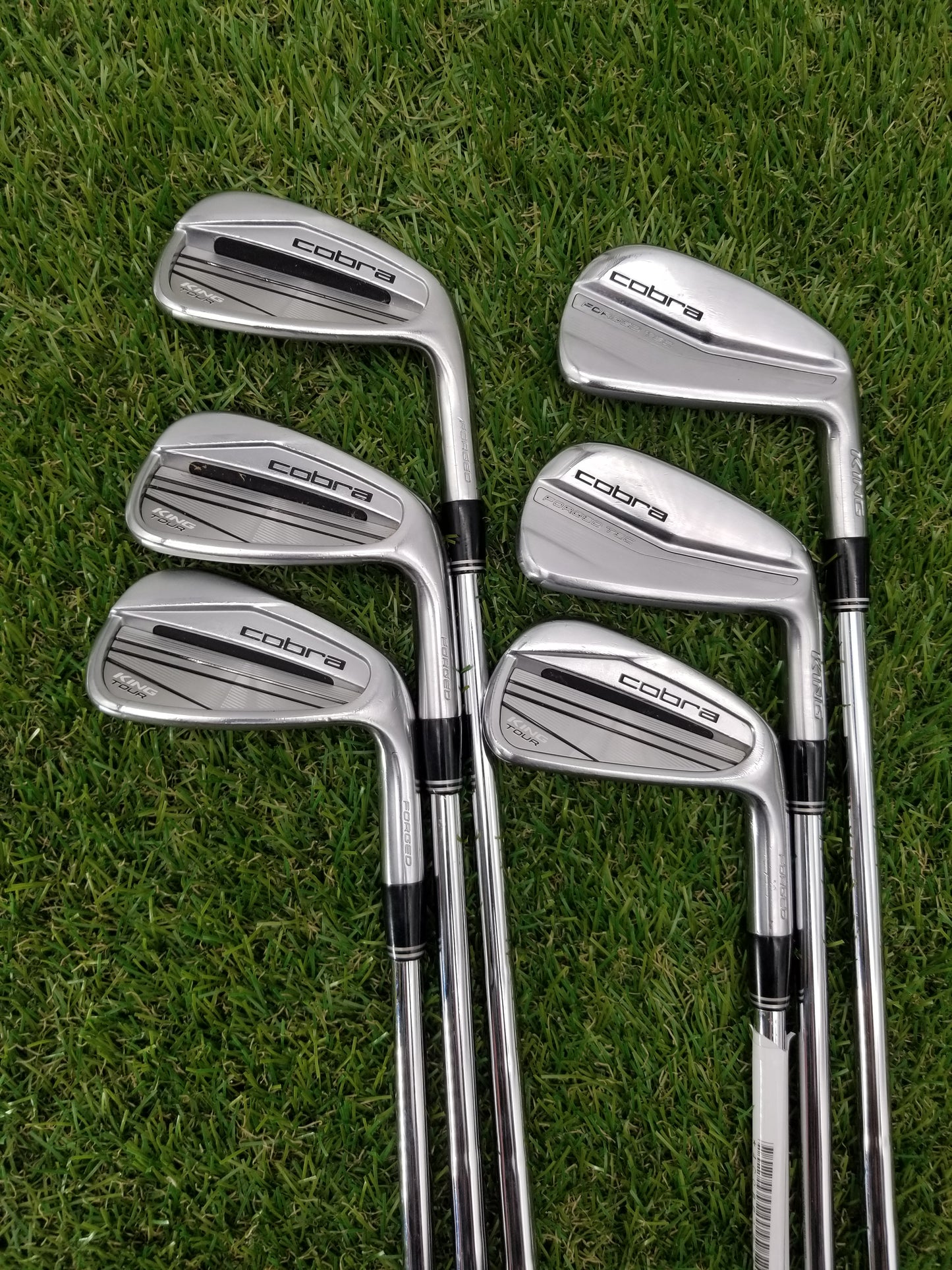 2023 COBRA KING TOUR/FORGED TEC COMBO IRON SET 5-PW STIFF KBS $-TAPER 120 GOOD