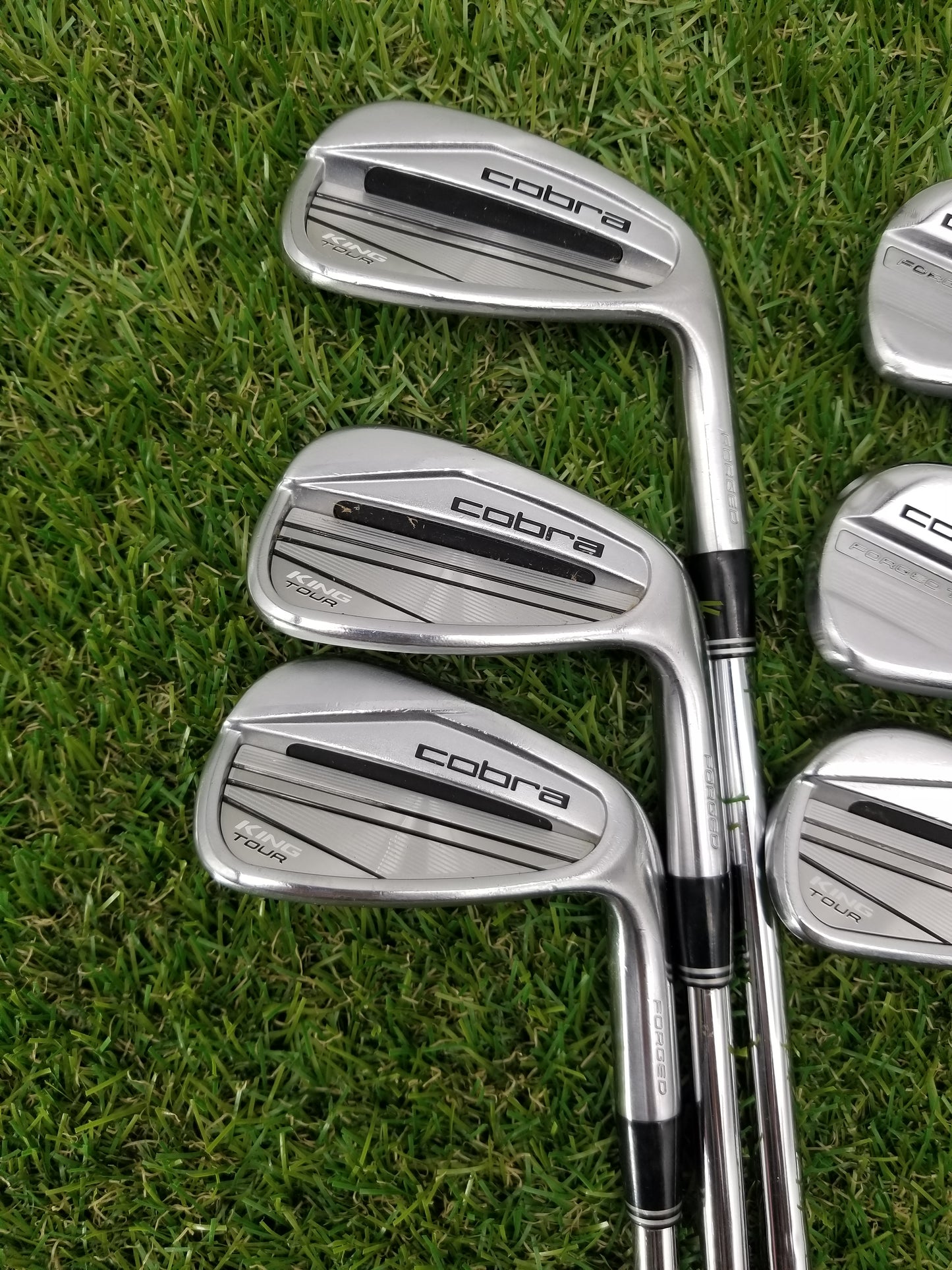 2023 COBRA KING TOUR/FORGED TEC COMBO IRON SET 5-PW STIFF KBS $-TAPER 120 GOOD