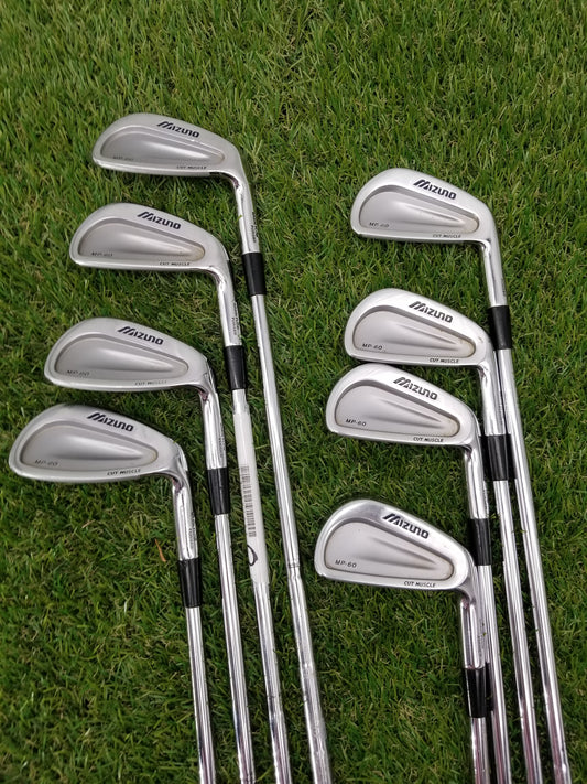 2005 MIZUNO MP60 IRON SET 3-PW STIFF TRUE TEMPER DYNAMIC GOLD S300 FAIR