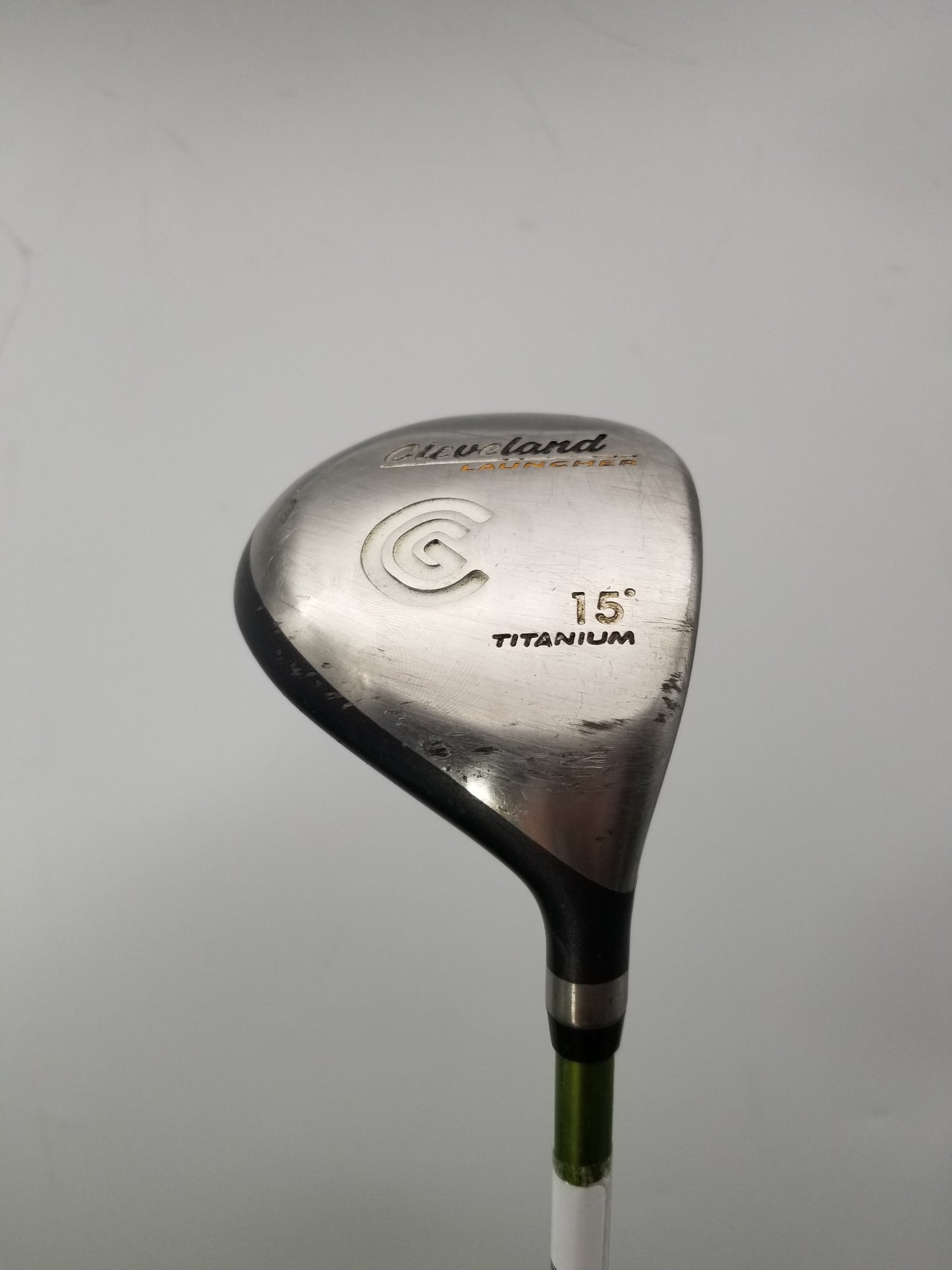 2006 CLEVELAND LAUNCHER TI 3 WOOD 15* STIFF ALDILA NV GREEN 75 FAIR