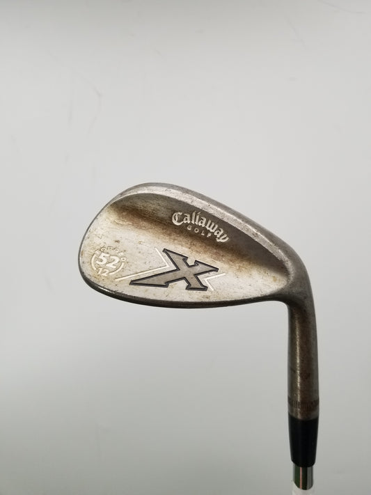 2008 CALLAWAY X FORGED VINTAGE WEDGE 52*/12 WEDGE FLEX STEEL SHAFT 35.5" GOOD