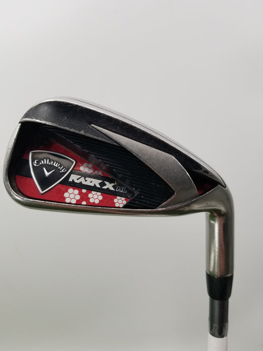 2011 CALLAWAY RAZR X HL 6 IRON LADIES CALLAWAY 50G W 36.75" GOOD