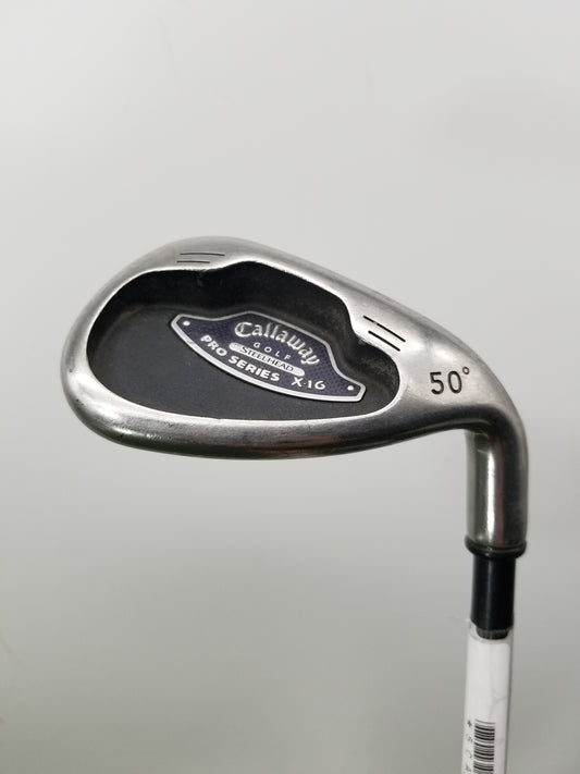 2003 CALLAWAY STEELHEAD X16 PRO SERIES APPROACH WEDGE 50* XSTIFF RCH PRO M75I GOOD