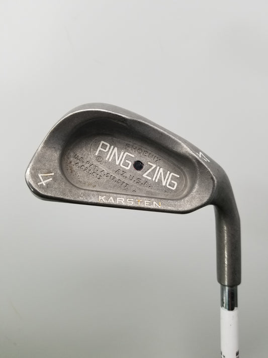 PING ZING 4 IRON BLACK DOT STIFF PING KT-M 38.25" GOOD