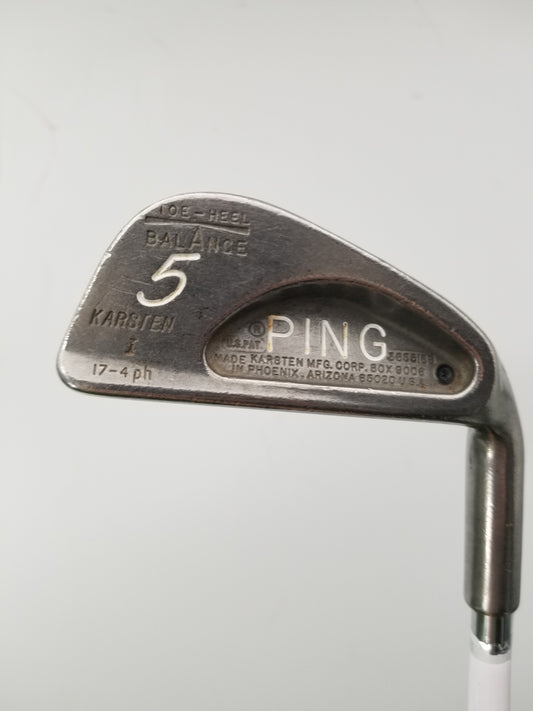 PING KARSTEN I 5 IRON EXTRA STIFF STEEL SHAFT 37" GOOD