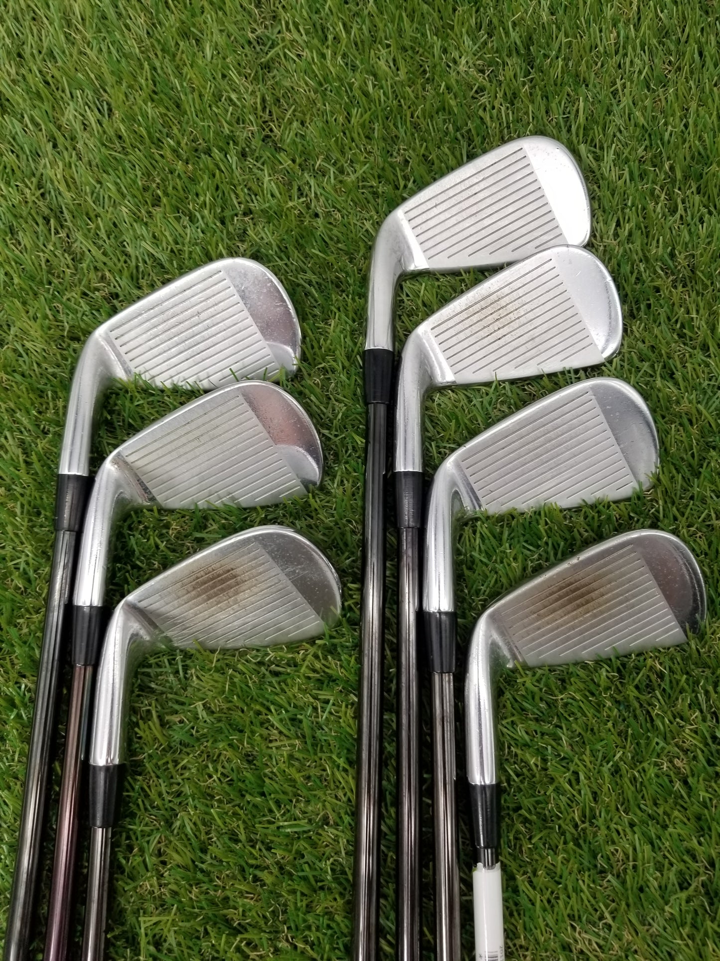 2011 COBRA AMP FORGED IRON SET 4-PW XSTIFF KBS $-TAPER 130 GOOD