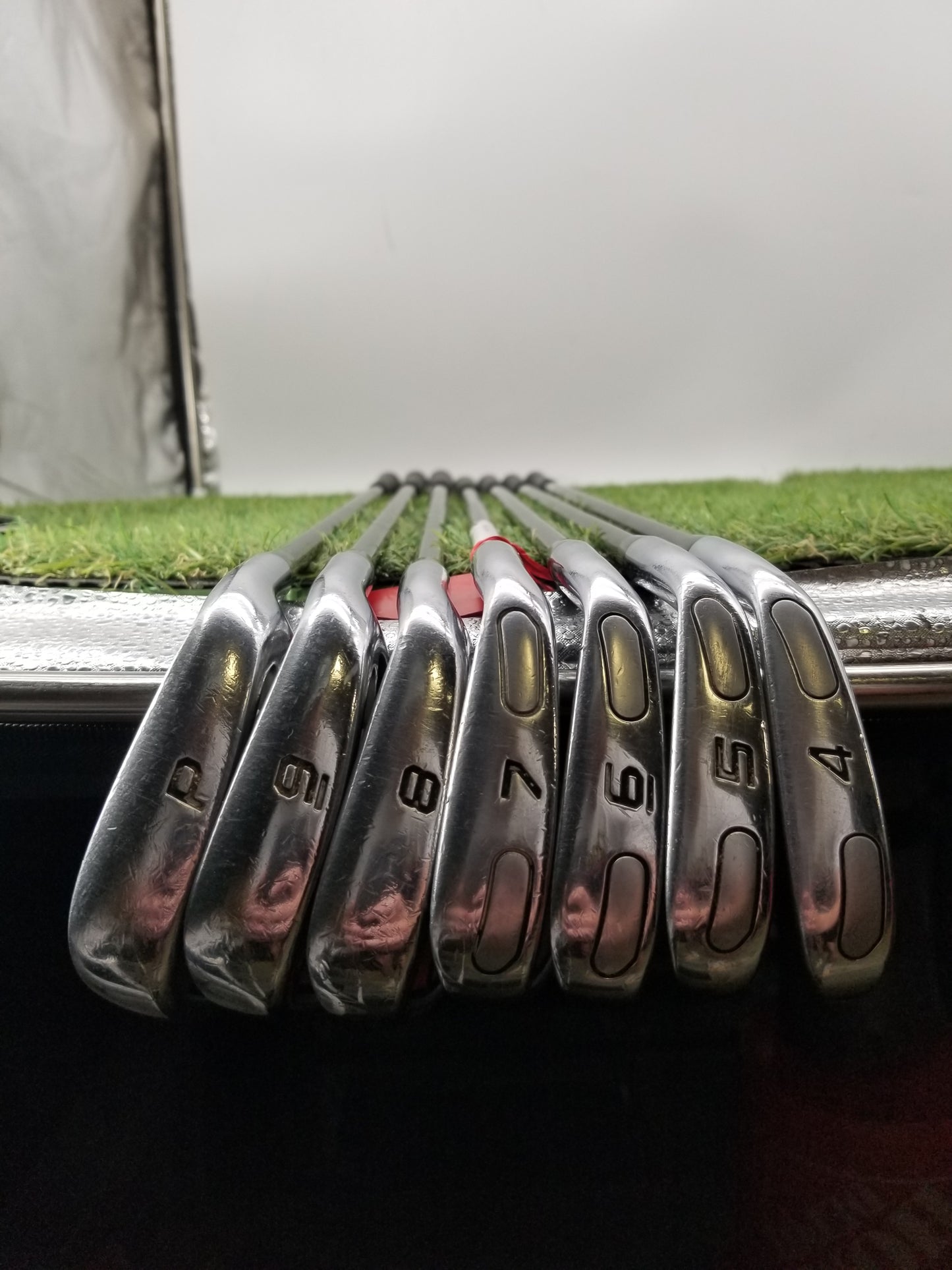 2011 COBRA AMP FORGED IRON SET 4-PW XSTIFF KBS $-TAPER 130 GOOD