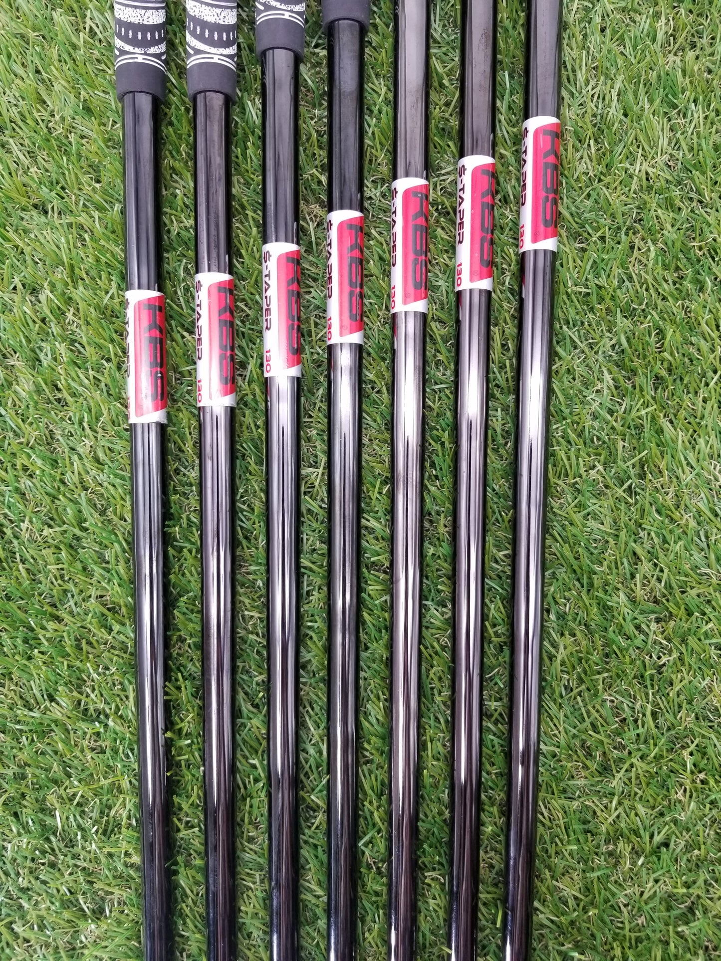 2011 COBRA AMP FORGED IRON SET 4-PW XSTIFF KBS $-TAPER 130 GOOD