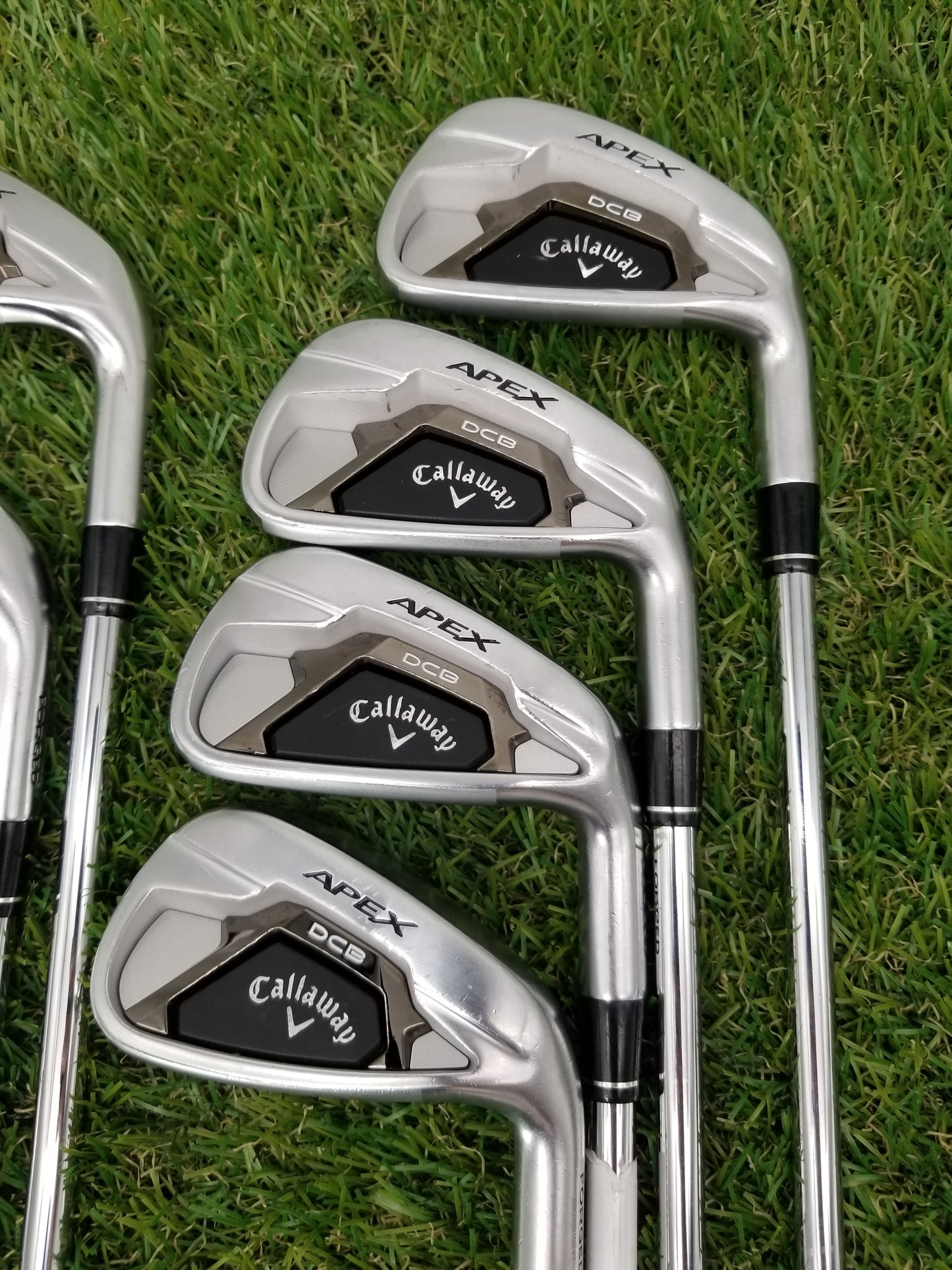 2021 CALLAWAY APEX DCB 21 IRON SET 5-PW,AW REGULAR TT ELEVATE 85 GOOD