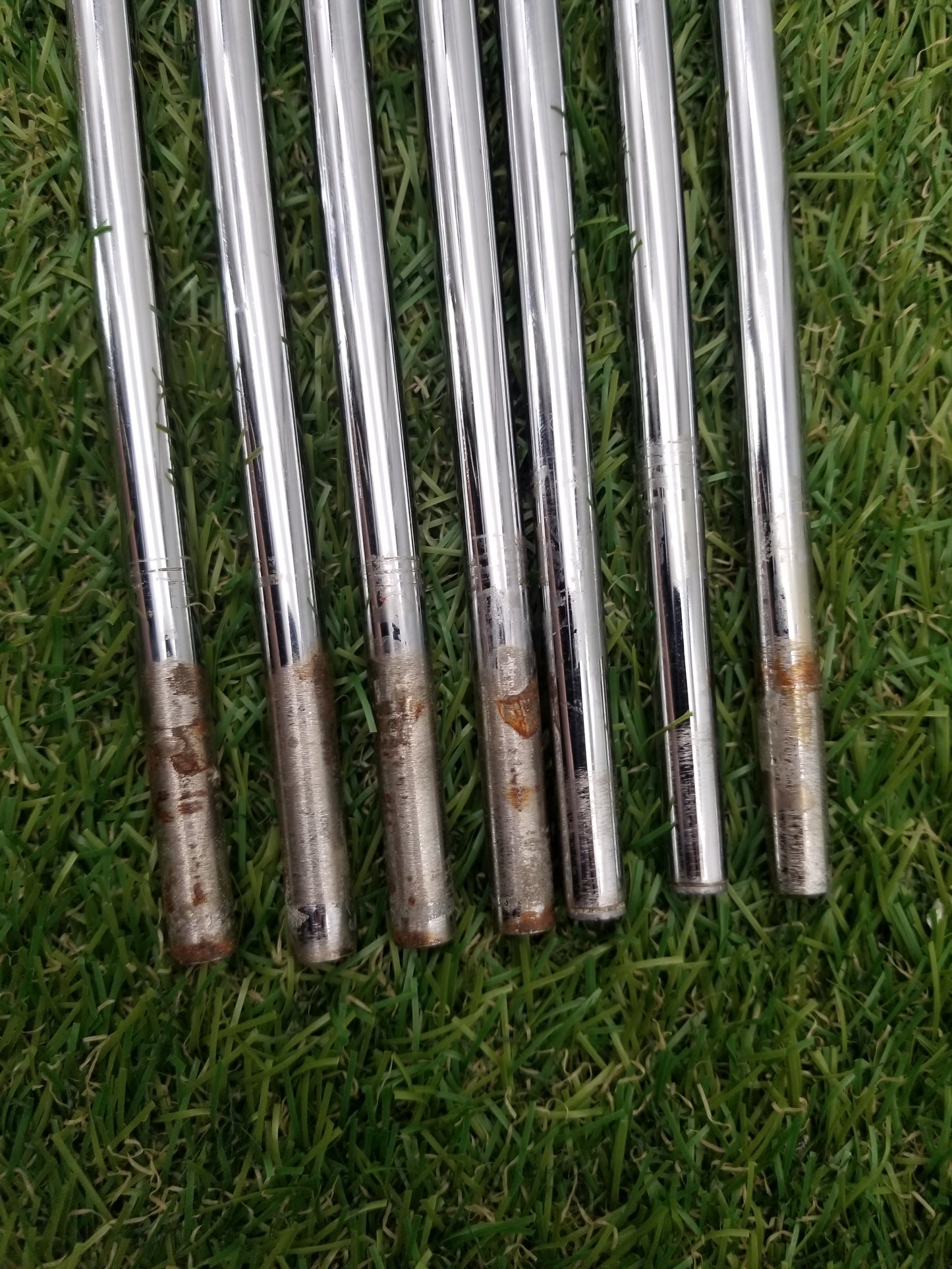 BEN HOGAN APEX 7PC IRON SHAFT SET STIFF .355 IRON TIP DIAMETER GOOD