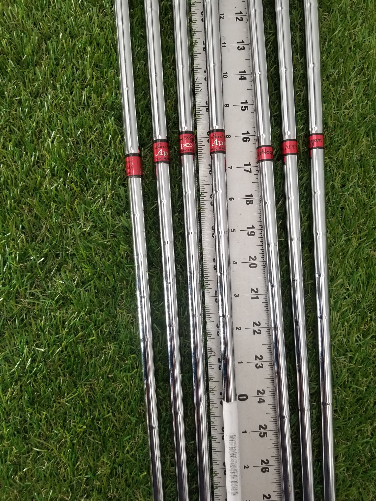 BEN HOGAN APEX 7PC IRON SHAFT SET STIFF .355 IRON TIP DIAMETER GOOD