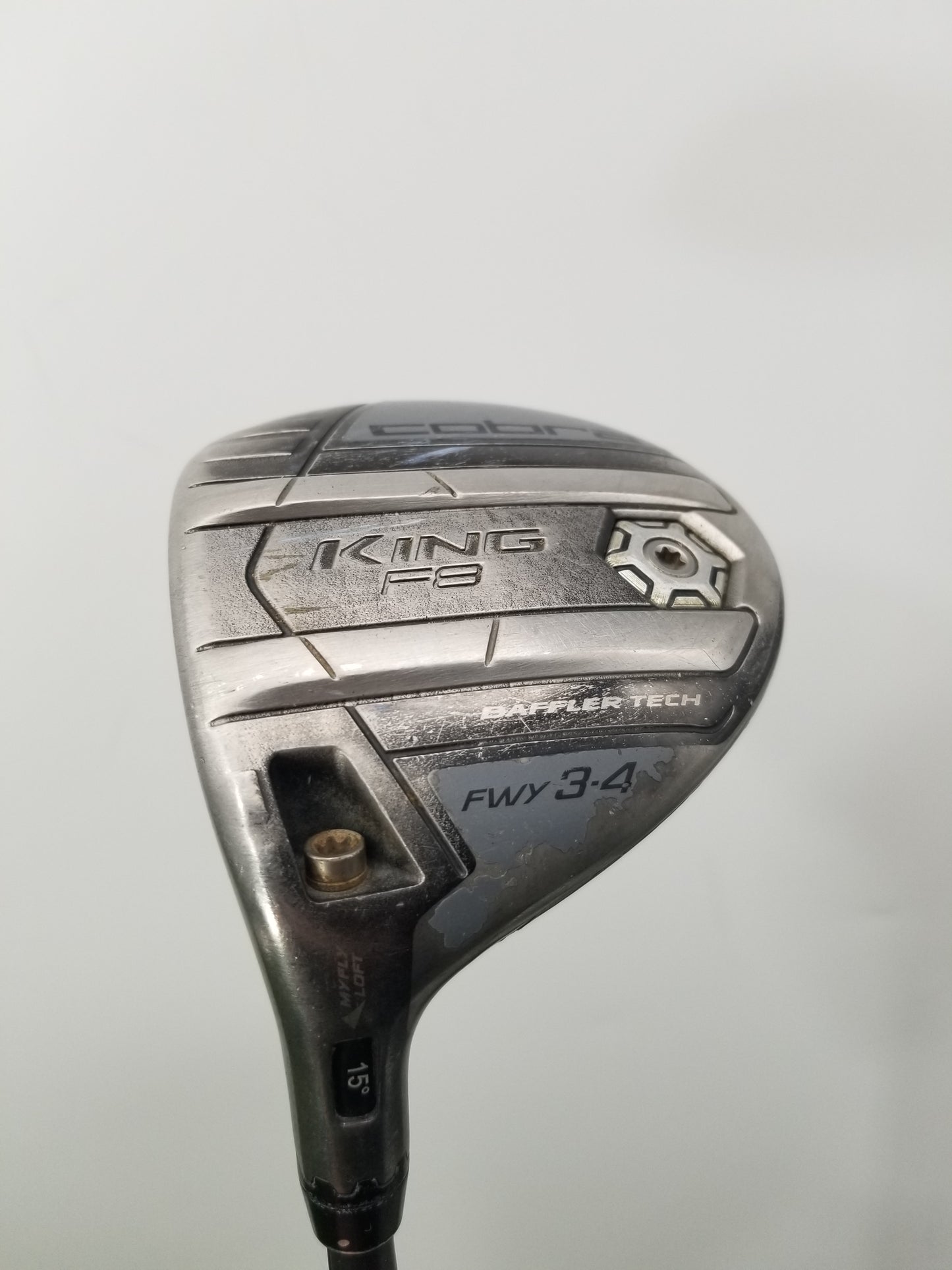 LEFTY 2018 COBRA KING F8 3-4 WOOD 15* STIFF MITSUBISHI BASSARA E55 FAIR