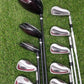 WILSON DEEP RED 10 PIECE SET DRIVER,FW,HYBRID,5I-SW STIFF TRUE TEMPER GOOD