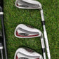 WILSON DEEP RED 10 PIECE SET DRIVER,FW,HYBRID,5I-SW STIFF TRUE TEMPER GOOD