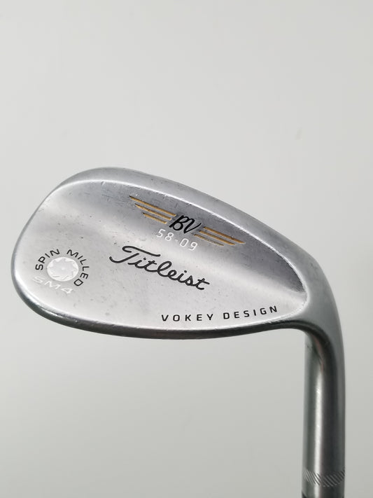 2011 TITLEIST VOKEY SM4 CHROME WEDGE 58*/9 REGULAR TT DYNAMIC GOLD R300 35" FAIR