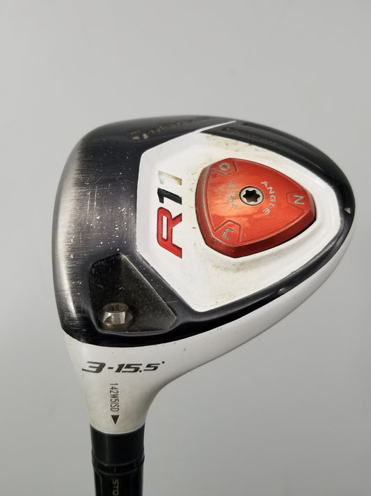 LEFTY 2011 TAYLORMADE R11 3 WOOD 15.5* REGULAR FUJIKURA BLUR 70+HC GOOD