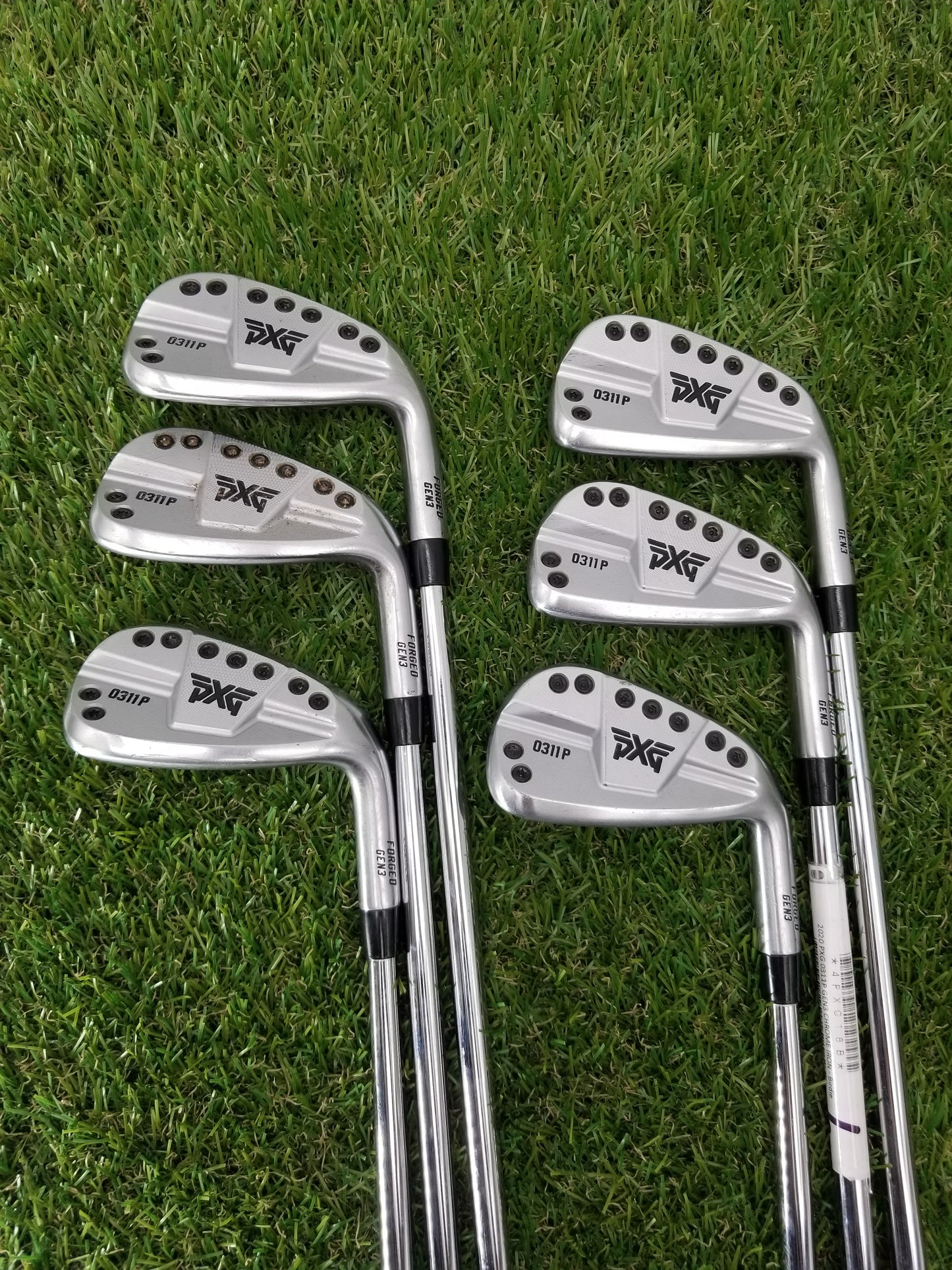 2020 PXG 0311P GEN3 CHROME IRON SET 6-PW,GW REGULAR TT DYN.GOLD 105 R300 GOOD