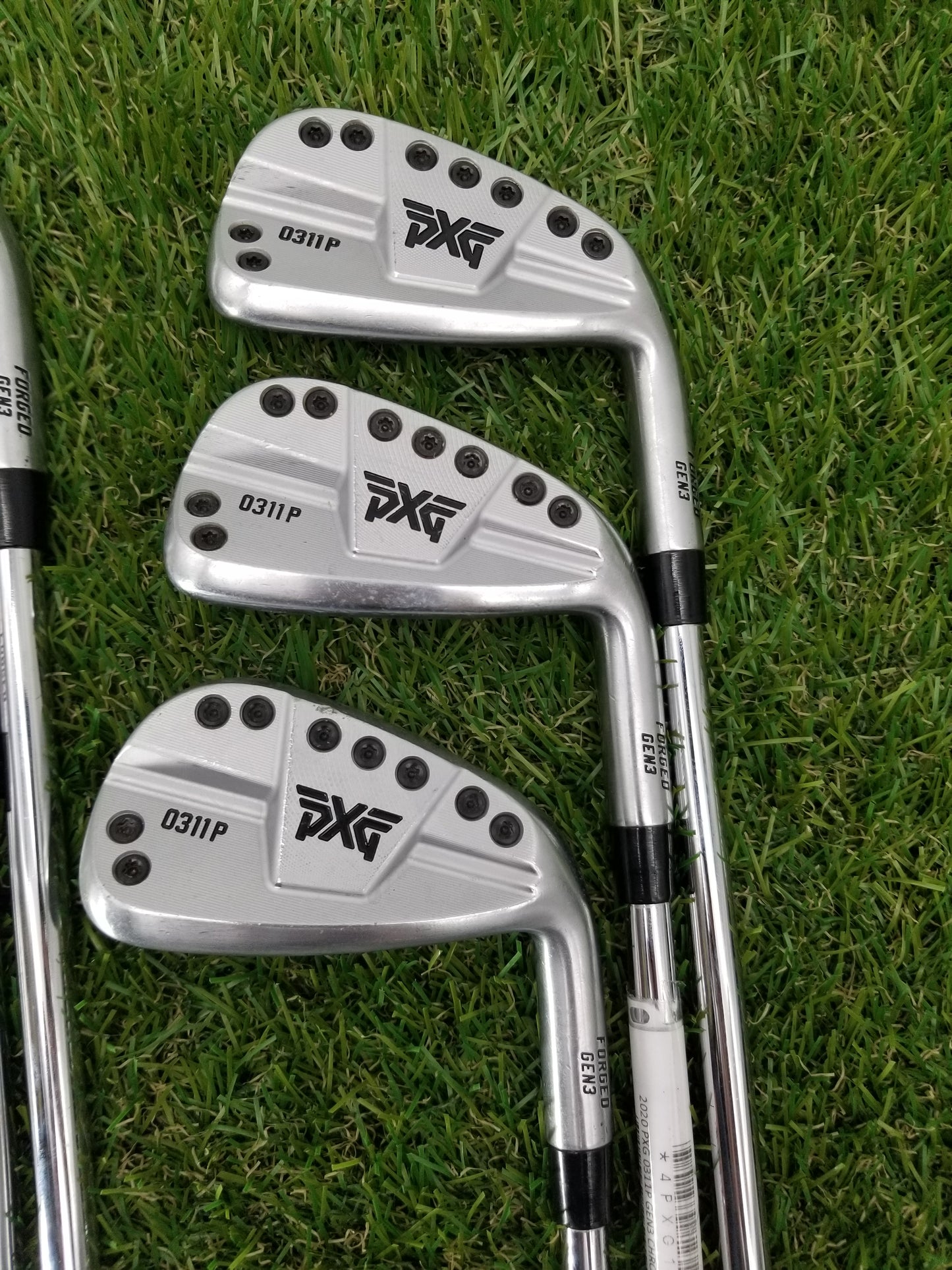 2020 PXG 0311P GEN3 CHROME IRON SET 6-PW,GW REGULAR TT DYN.GOLD 105 R300 GOOD