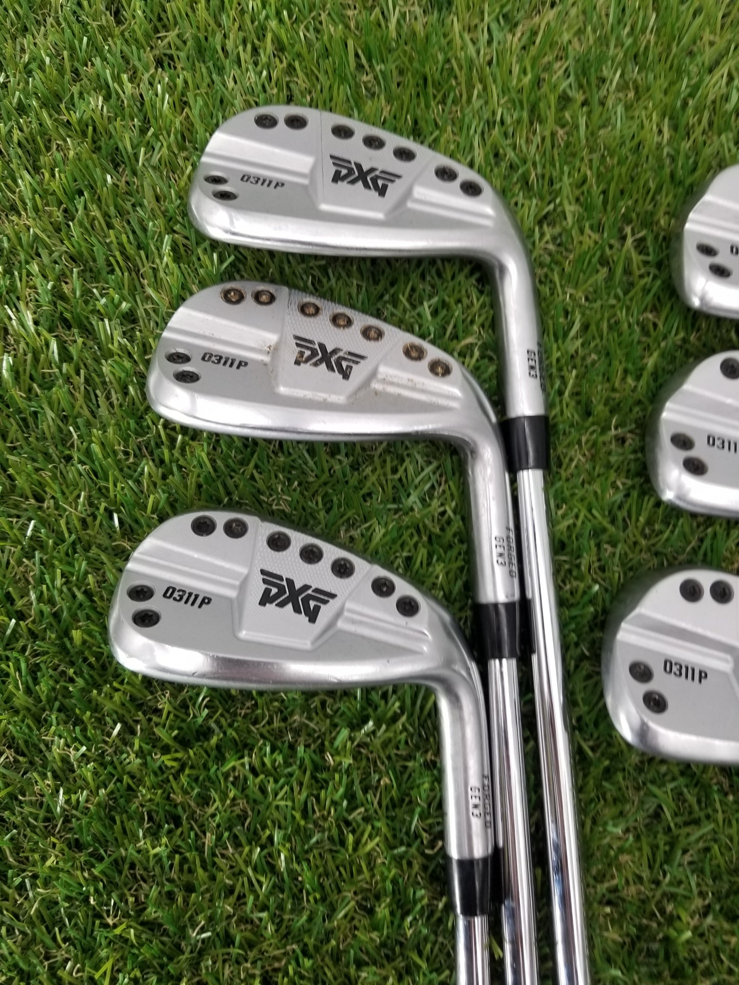 2020 PXG 0311P GEN3 CHROME IRON SET 6-PW,GW REGULAR TT DYN.GOLD 105 R300 GOOD