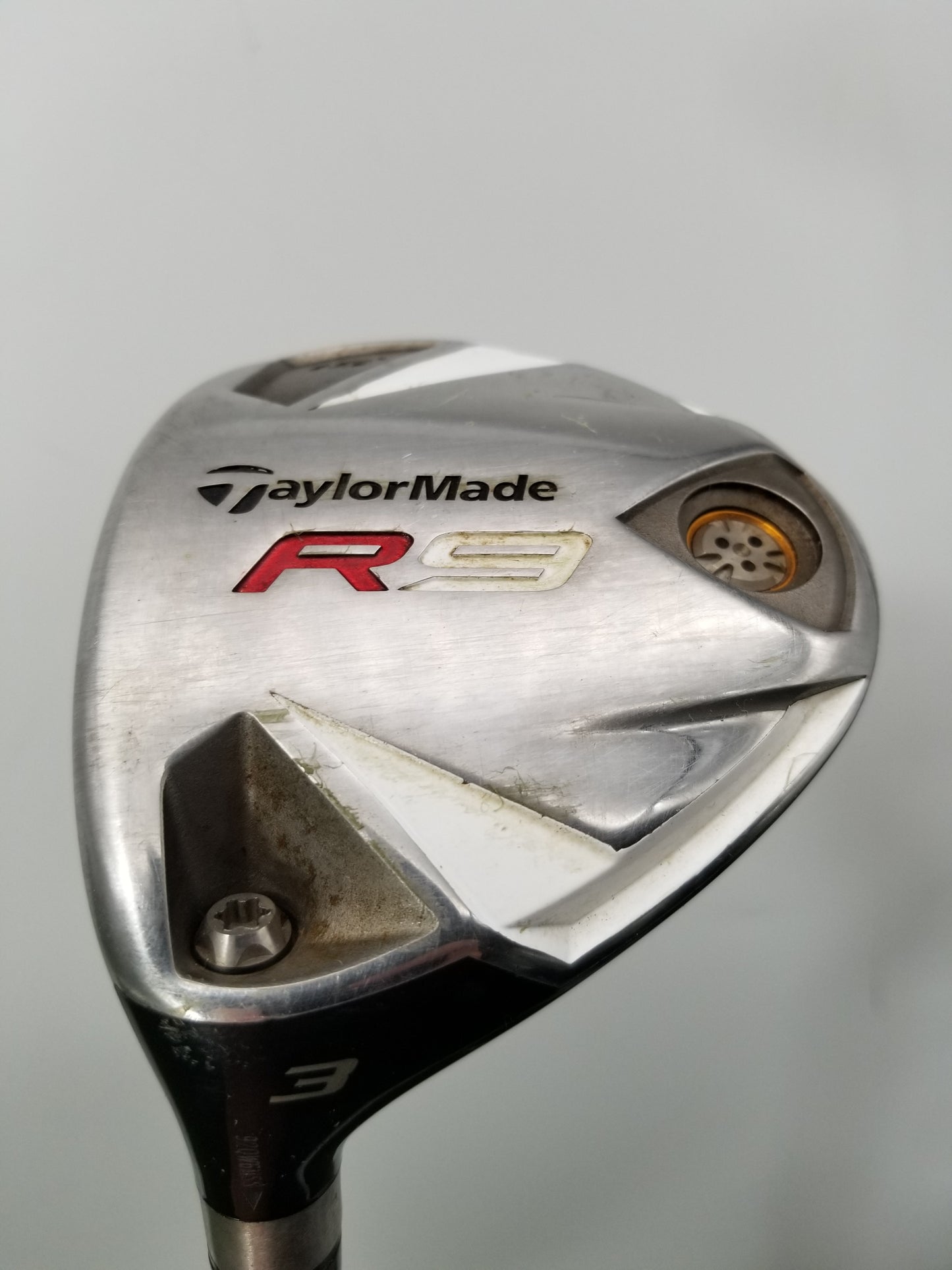 LEFTY 2009 TAYLORMADE R9 3 WOOD 15* REGULAR FUJIKURA MOTORE 70 43" GOOD