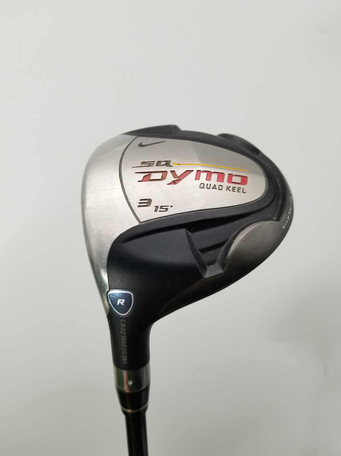 LEFTY 2009 NIKE SQ DYMO 3 WOOD 15* REGULAR UST MAMIYA AXIVCORE +HC GOOD