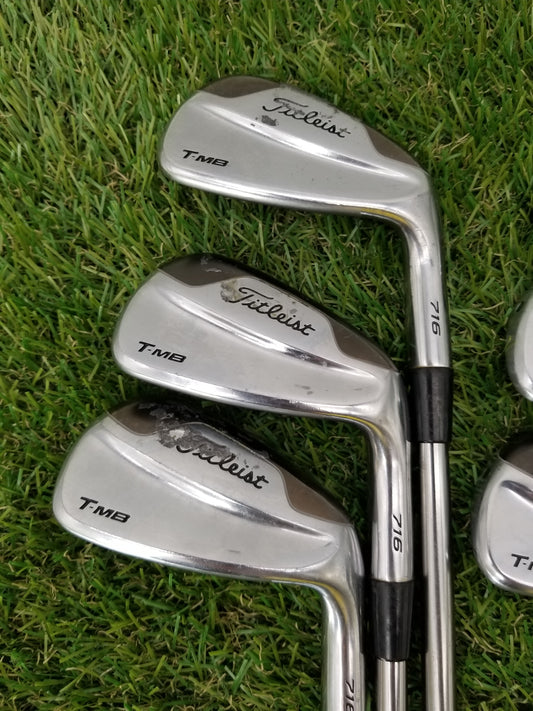 2015 TITLEIST 716 TMB IRON SET 5-PW REGULAR MITSUBISHI KUROKAGE AMC GOOD