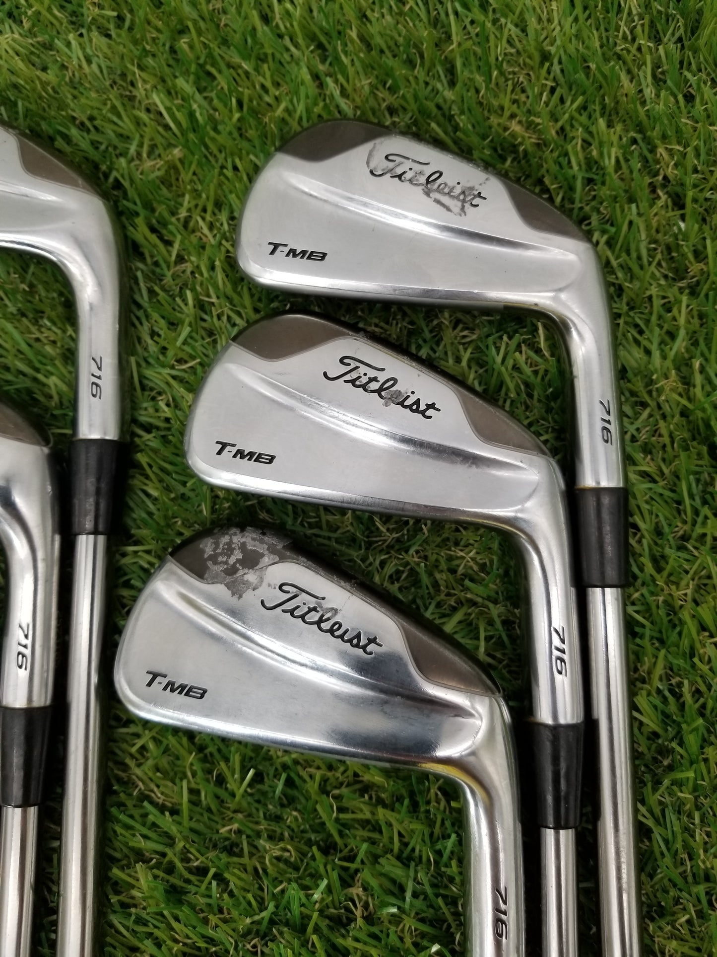 2015 TITLEIST 716 TMB IRON SET 5-PW REGULAR MITSUBISHI KUROKAGE AMC GOOD