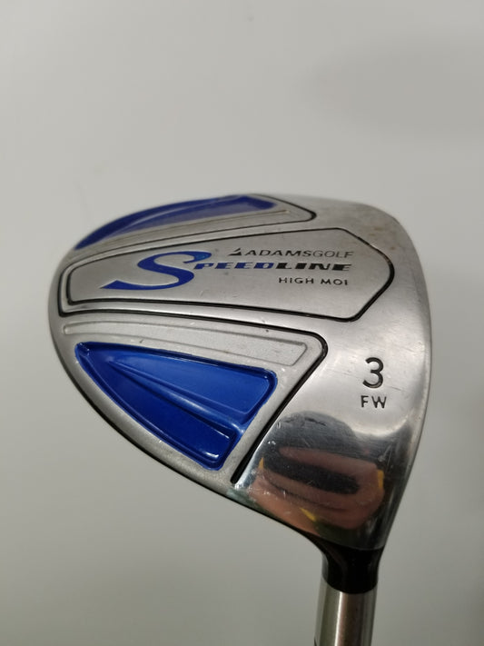 ADAMS SPEEDLINE HIGH MOI 3 WOOD UNIFLEX SUPERSHAFT SPEEDLINE 70G FAIR