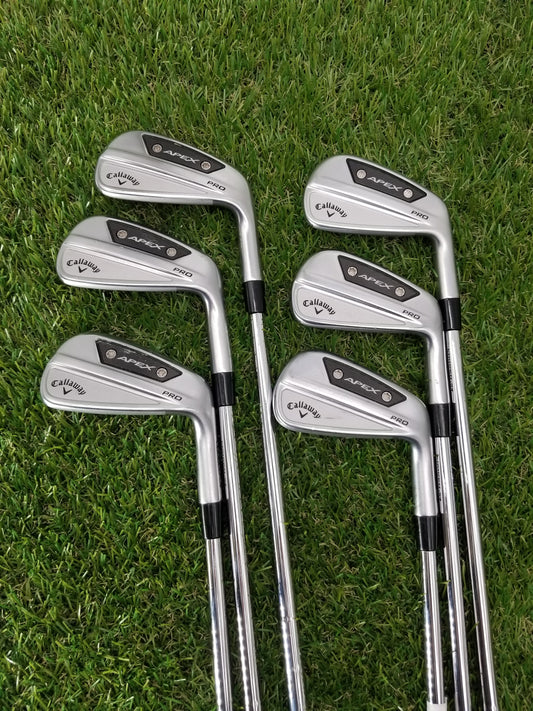 2024 CALLAWAY APEX PRO 24 IRON SET 5-PW STIFF NIPPON NS PRO MODUS 3 TOUR 105 GOOD