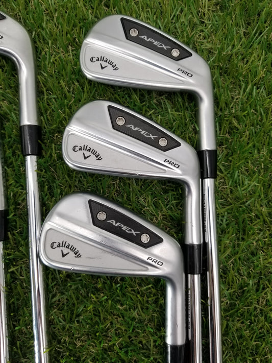 2024 CALLAWAY APEX PRO 24 IRON SET 5-PW STIFF NIPPON NS PRO MODUS 3 TOUR 105 GOOD