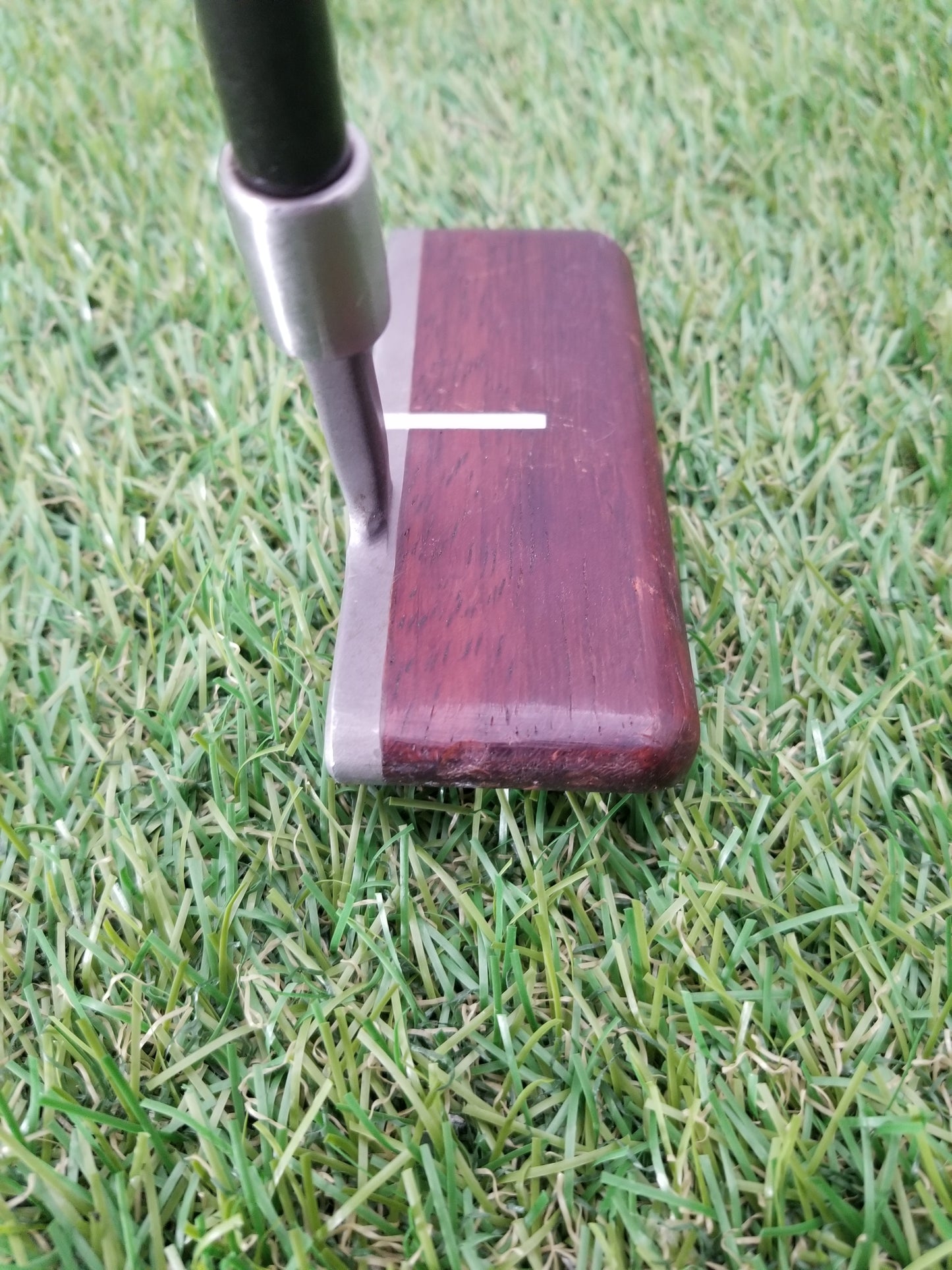 GREEN MASTER MALLET PUTTER ALDILA PUTTER M SHAFT 34.5" GOOD