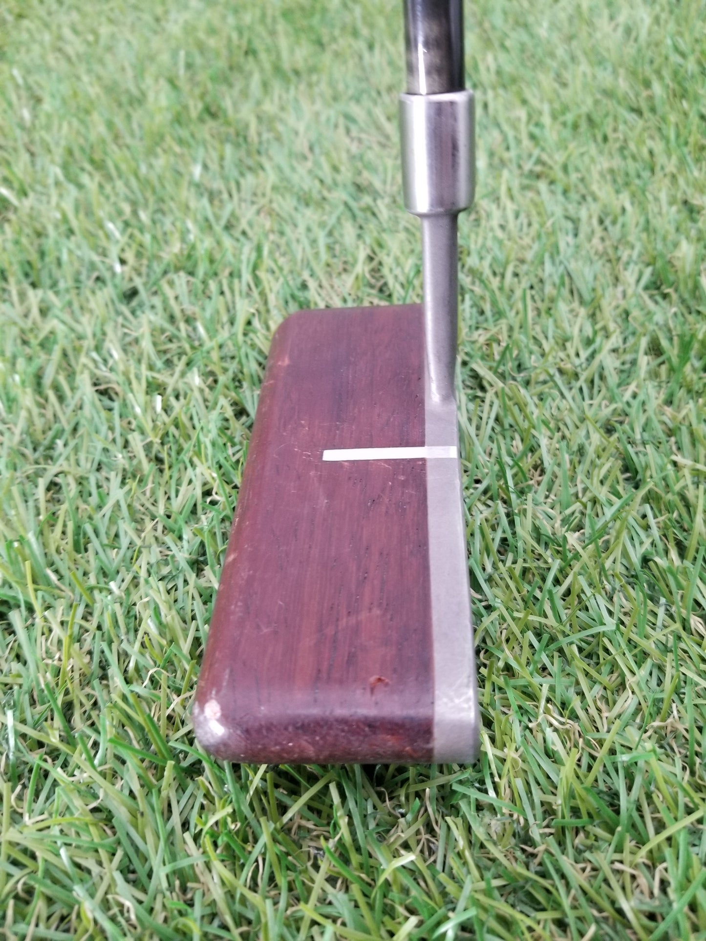 GREEN MASTER MALLET PUTTER ALDILA PUTTER M SHAFT 34.5" GOOD