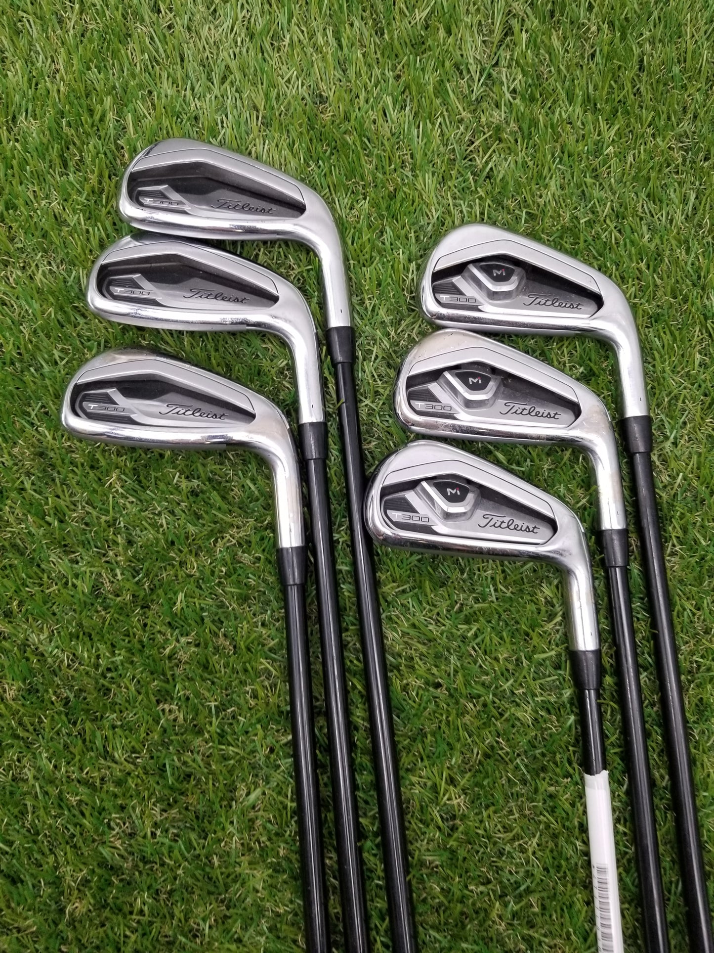 2021 TITLEIST T300 IRON SET 5-PW STIFF ACCRA ISERIES-80I PURED GOOD