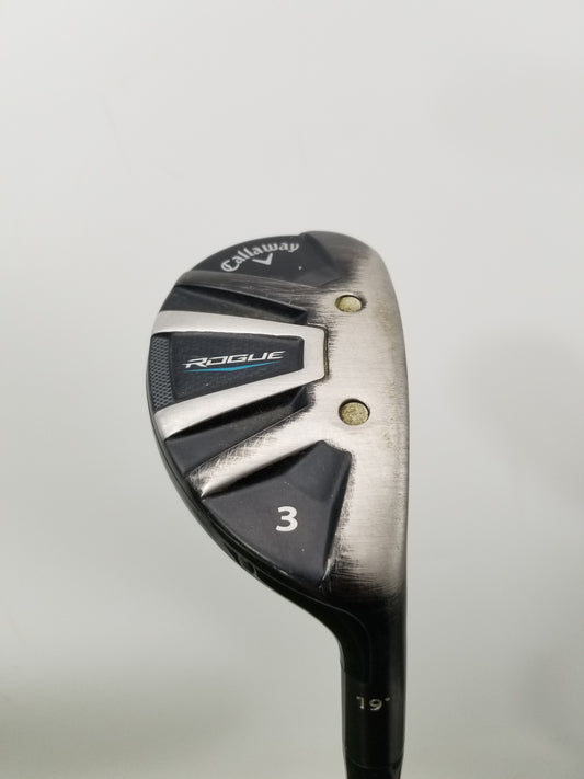 2018 CALLAWAY ROGUE 3 HYBRID 19* STIFF PROJECT X EVEN FLOW 6.0 40.5" +HC GOOD