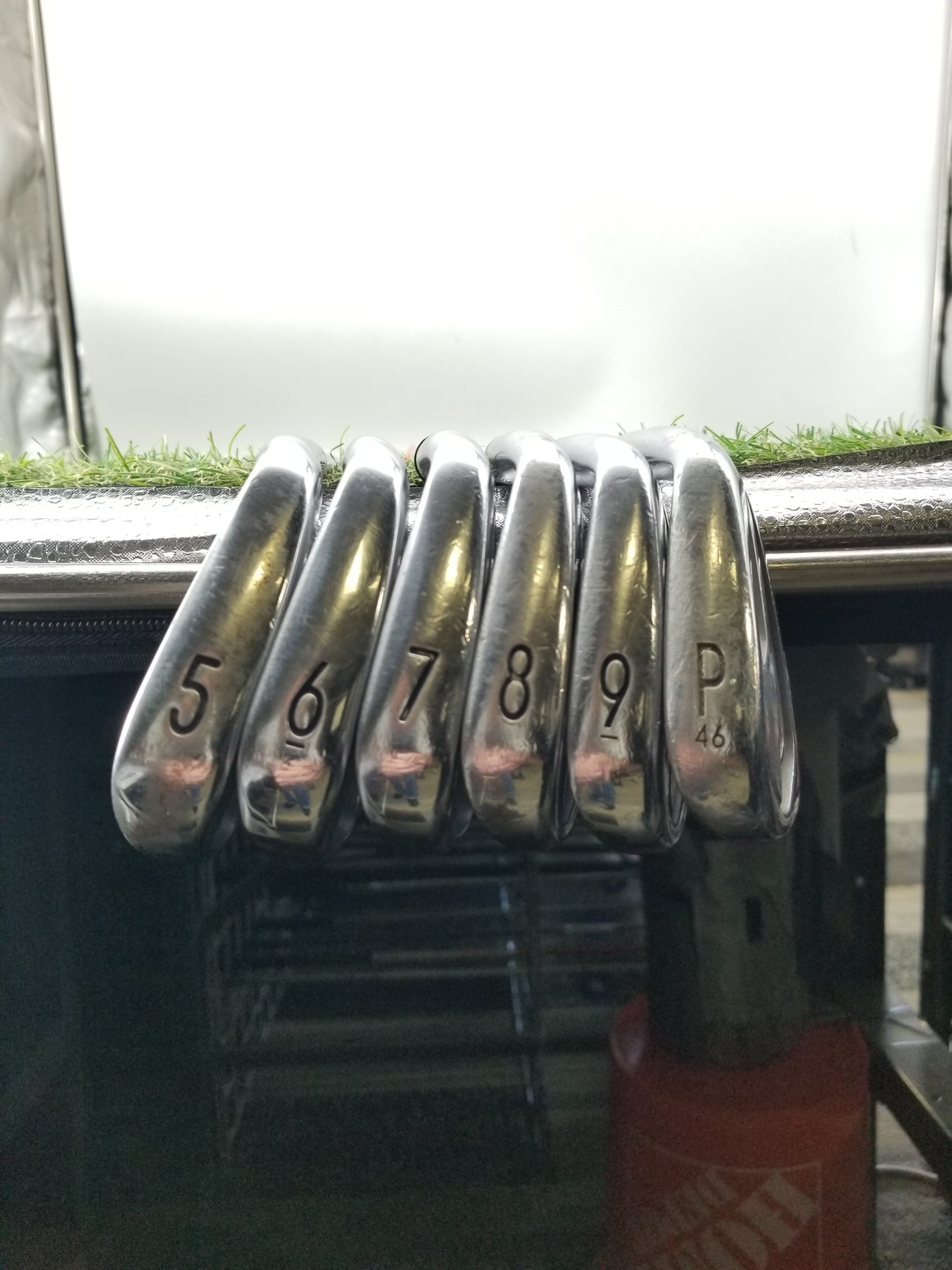 2019 TITLEIST T100 IRON SET 5-PW STIFF TRUE TEMPER AMT BLACK S300 GOOD