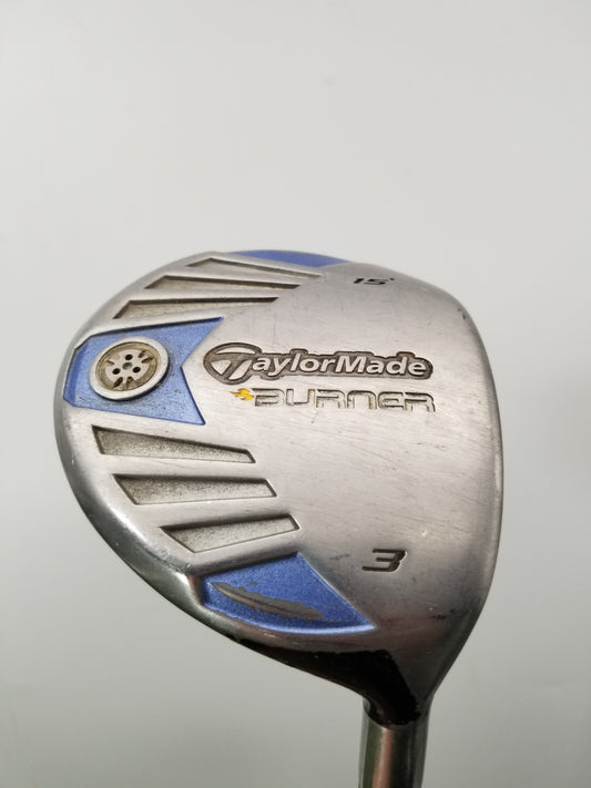 2007 TAYLORMADE BURNER 3 WOOD 15* LADIES TAYLORMADE REAX SUPERFAST 50G 41.5 FAIR