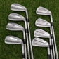 2018 TAYLORMADE P790 CHROME IRON SET 4-PW,AW STIFF PROJECTX RIFLE PRECISION GOOD