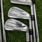 2018 TAYLORMADE P790 CHROME IRON SET 4-PW,AW STIFF PROJECTX RIFLE PRECISION GOOD