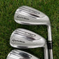 2018 TAYLORMADE P790 CHROME IRON SET 4-PW,AW STIFF PROJECTX RIFLE PRECISION GOOD