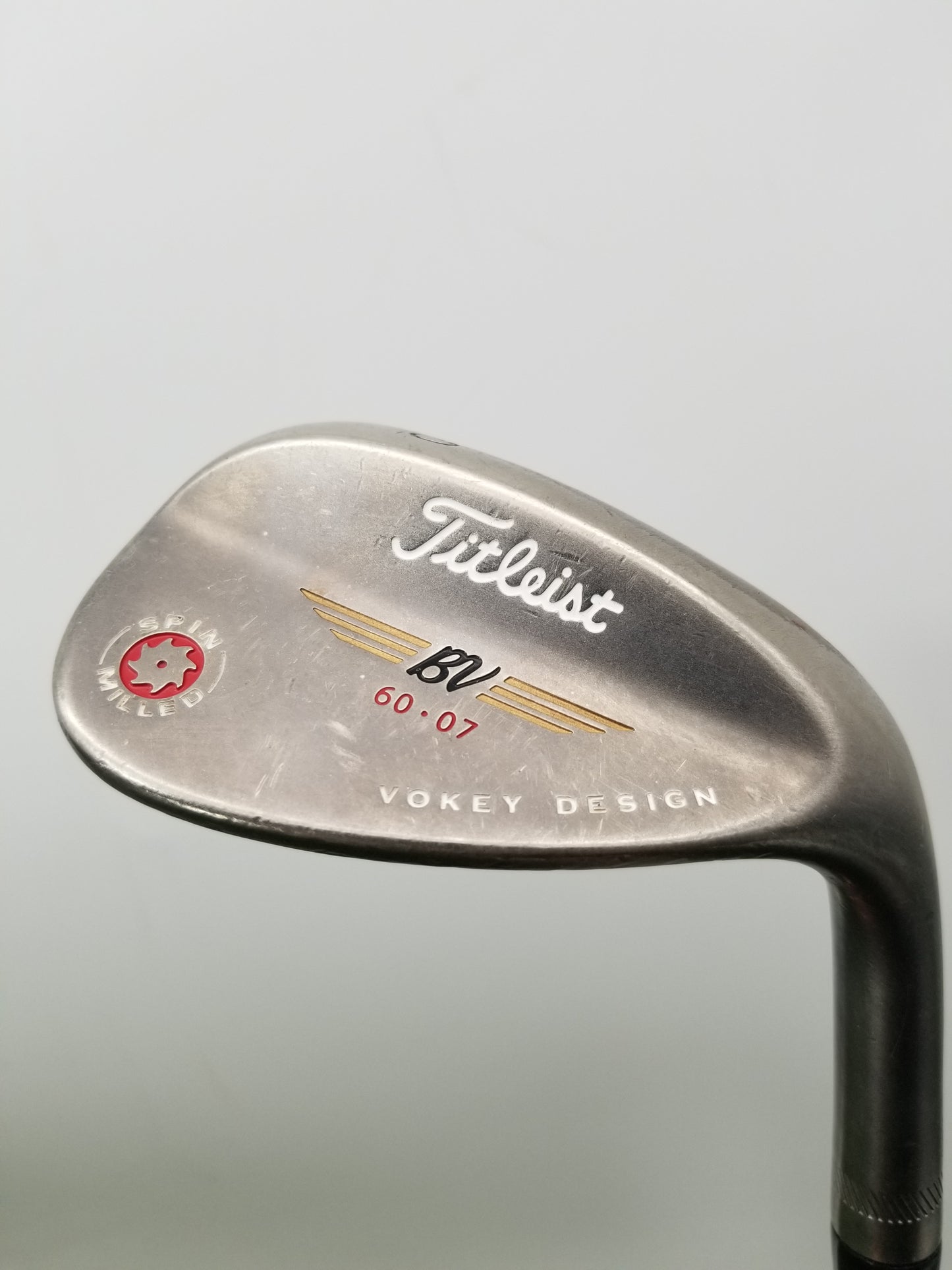 2009 TITLEIST VOKEY SPIN MILLED CHROME WEDGE 60*/7 STIFF NS PRO 105T 35" FAIR