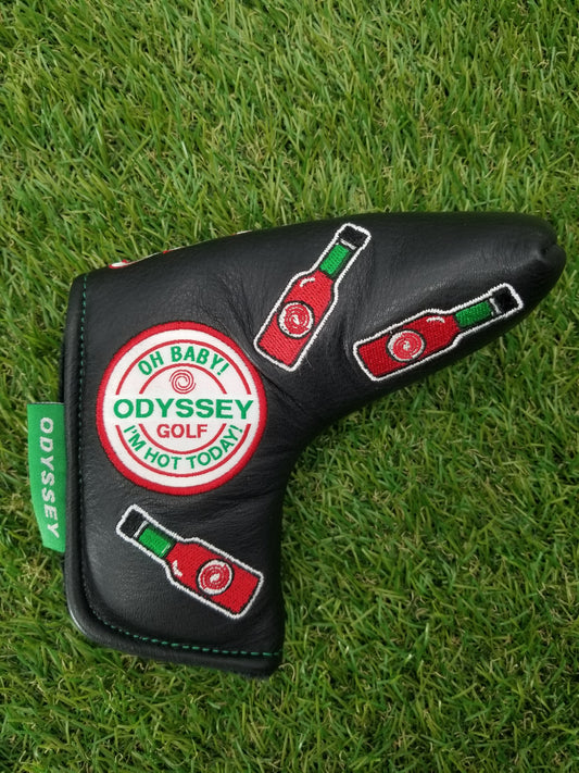 ODYSSEY OH BABY! IM HOT TODAY! HOT SAUCE BLADE PUTTER HEADCOVER VERYGOOD