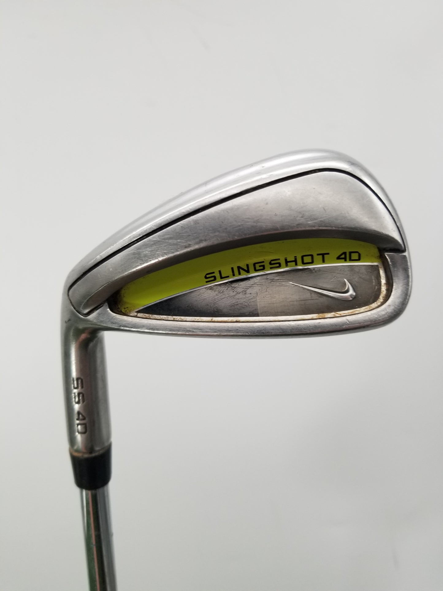 LEFTY 2007 NIKE SLINGSHOT 4D 6 IRON STIFF STEEL SHAFT 37.5" GOOD