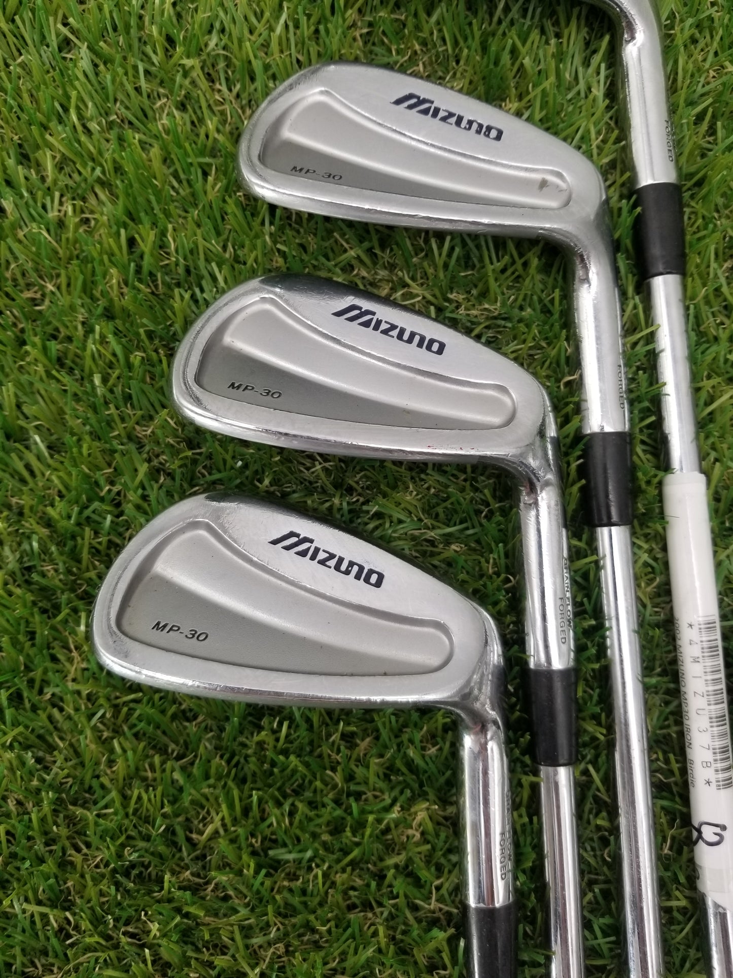 2002 MIZUNO MP30 IRON SET 3-PW XSTIFF FCM RIFLE PRECISION 7.0 FAIR