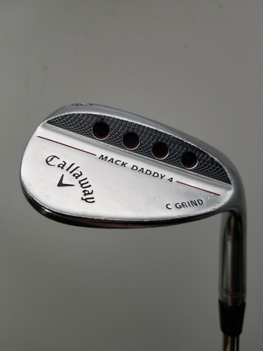 2018 CALLAWAY MACK DADDY 4 PLATINUM CHROME WEDGE 60/8 STIFF NIPPON NS PRO GOOD