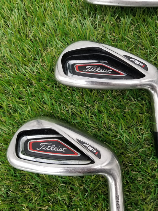 2015 TITLEIST 716 AP1 IRON SET 5I-PW STIFF TRUE TEMPER DYNAMIC GOLD AMT FAIR